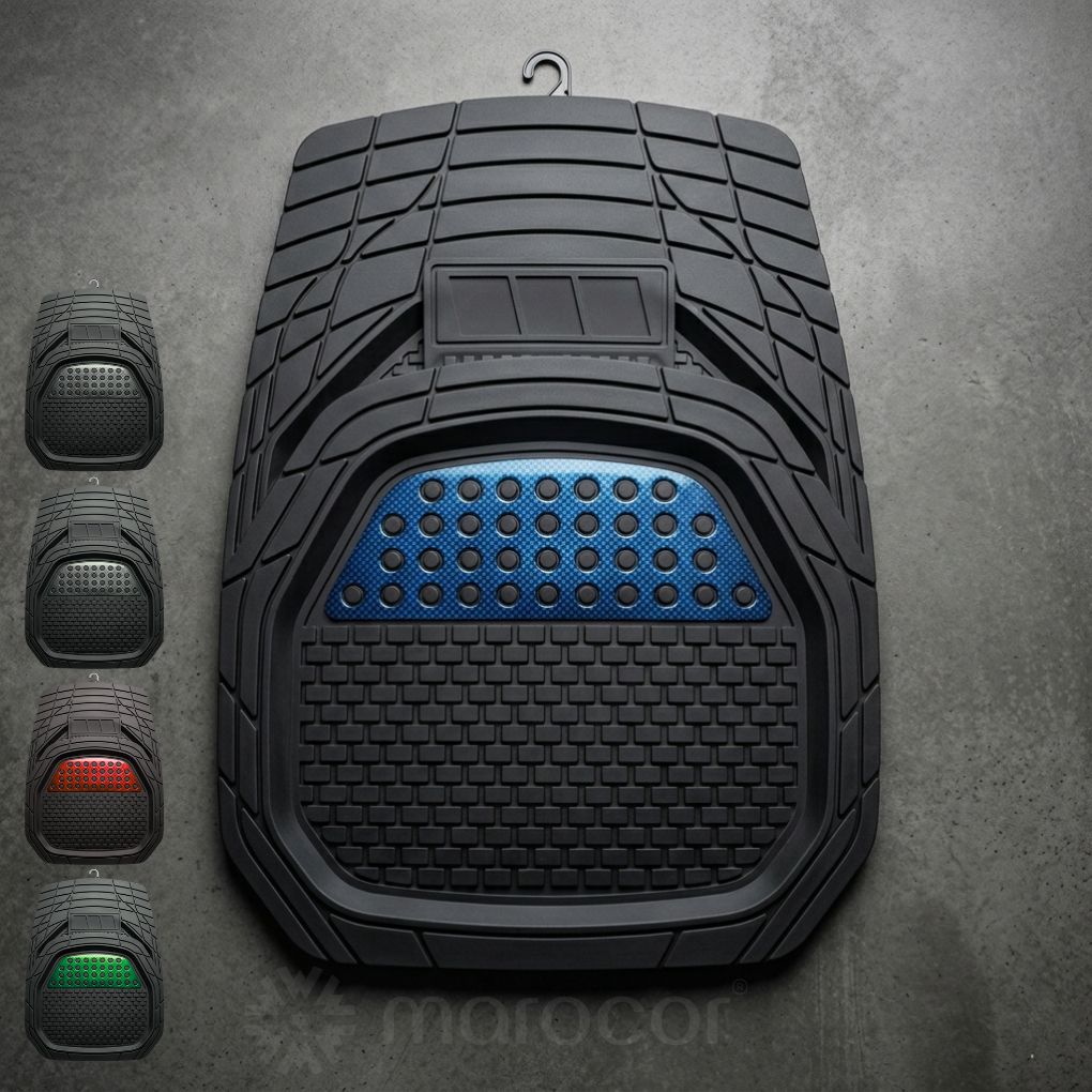 Pack de 4 Tapis de Sol Auto Universels Tout Temps