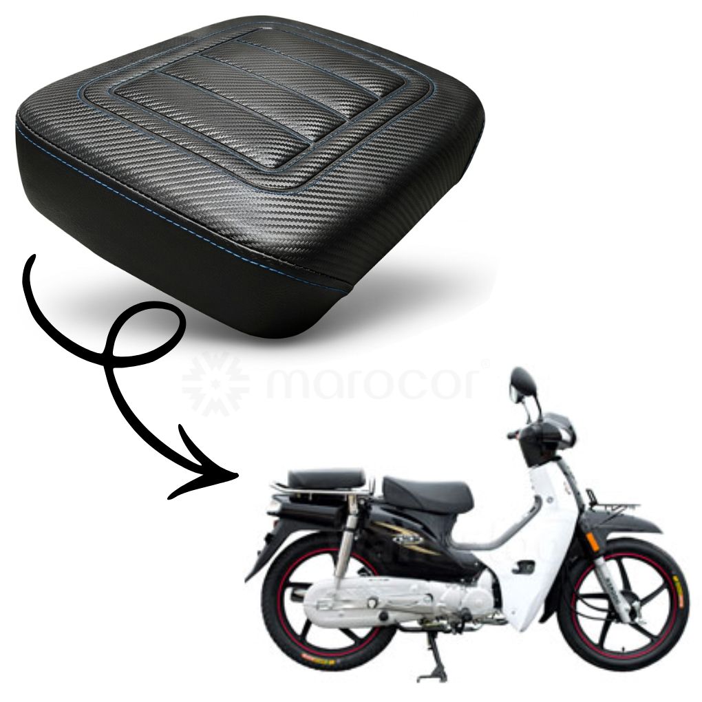 Selle Confort Premium– Finition Carbone et Surpiqûres – Édition Spéciale