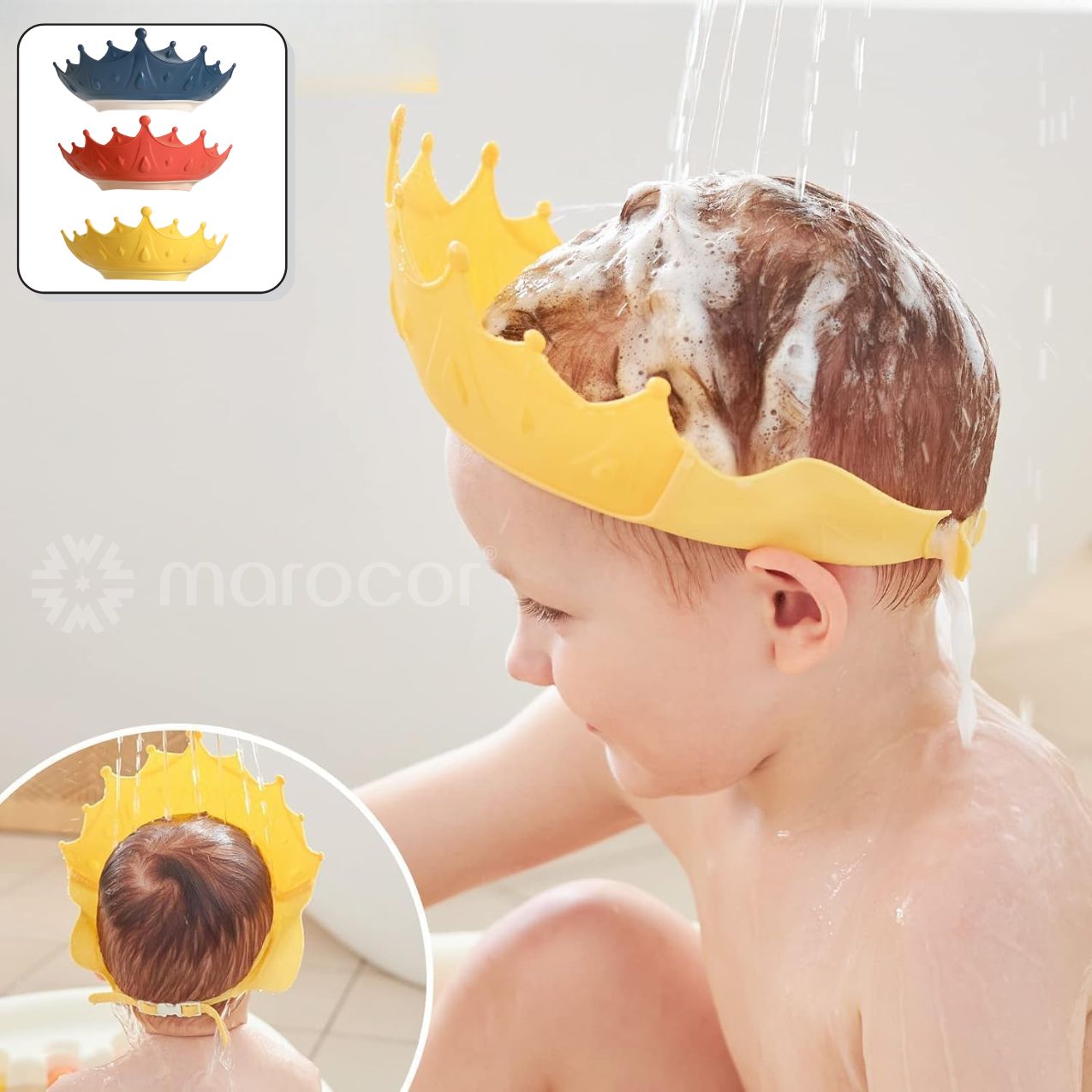bonnet de douche pour bébé Adorable reglable