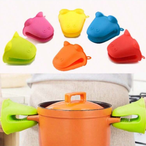 Gant de protection isolant et antidérapant pour micro-ondes et cuisson (colleur aléatoire)