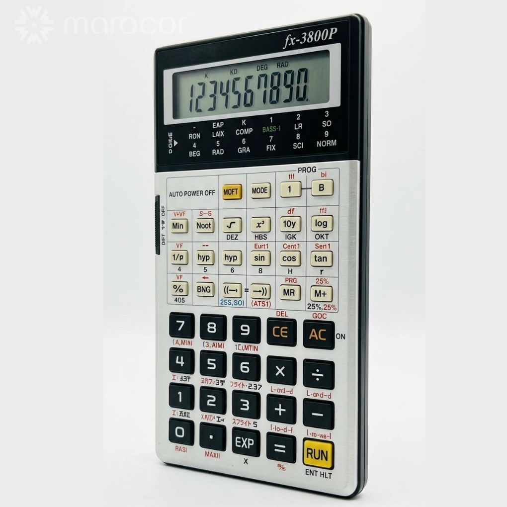 Calculatrice Scientifique Programmable fx-3800P – 200 Fonctions & Éditeur de Données STAT