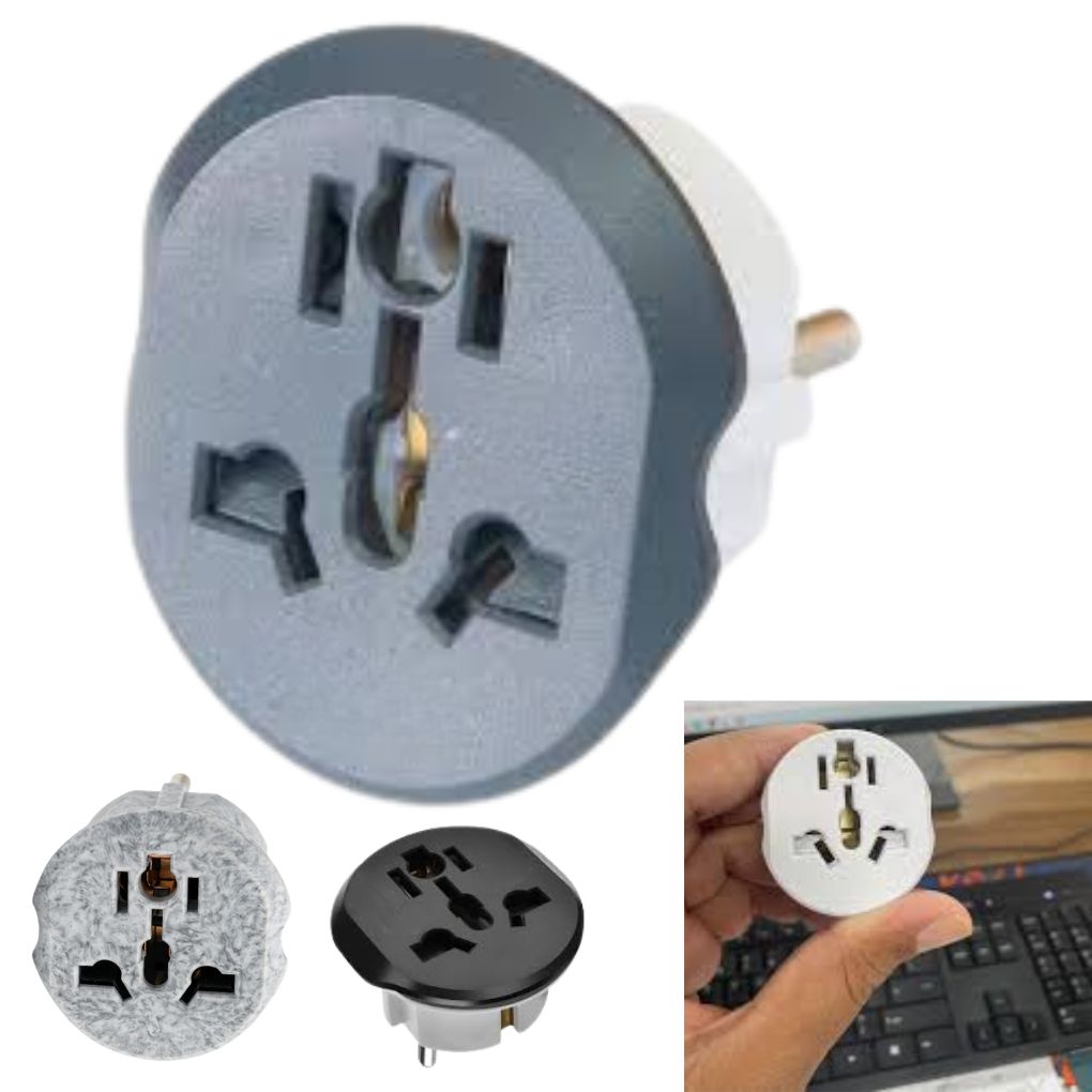 Adaptateur de Prise Universel Haute Puissance Compatible Multi-Régions