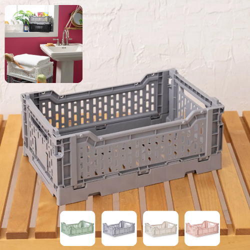 Boîte pliante polyvalente pour rangement et organisation à la maison ou au bureau (colleur aléatoire)