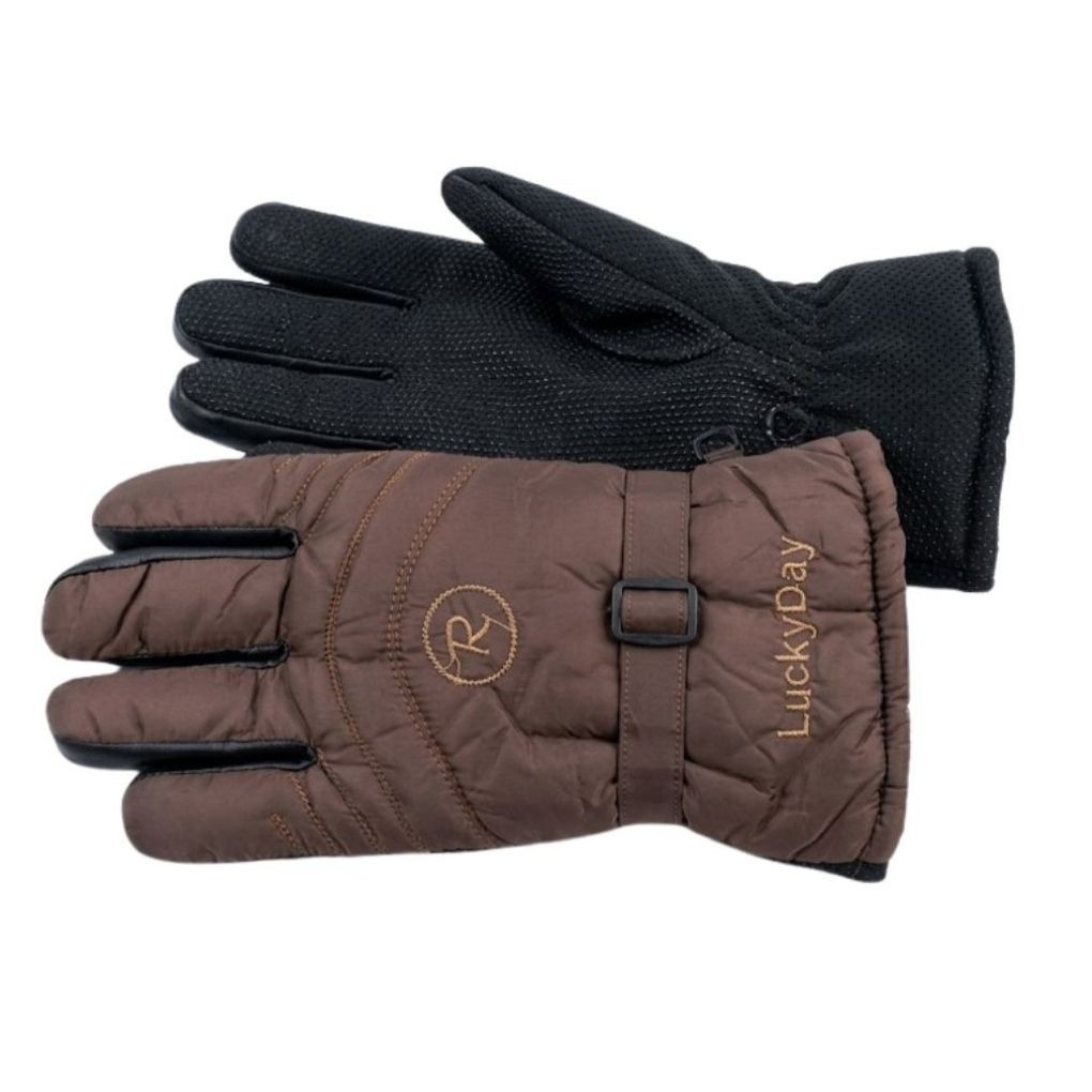 Gants d'Hiver "Lucky Day" – Isolation Thermique, Paume Antidérapante et Sangle d'Ajustement