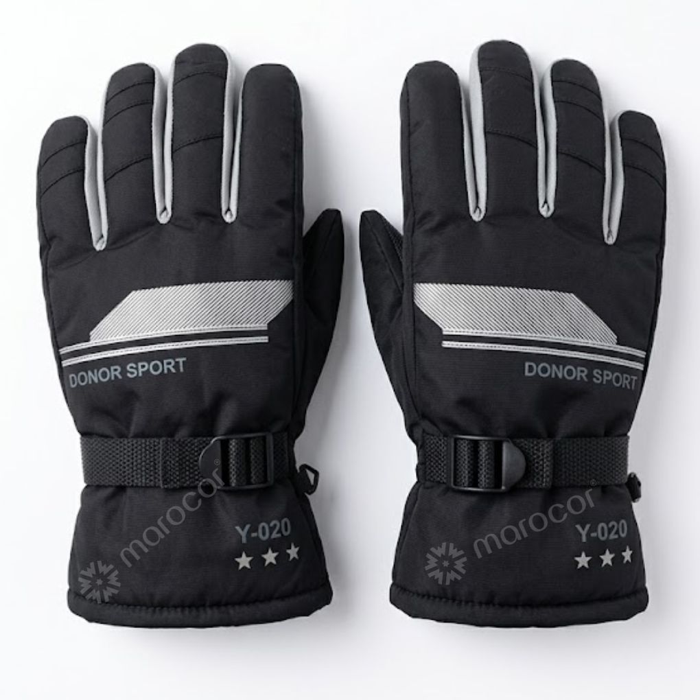 Gants de Ski & Snowboard "DONOR SPORT Y-020" – Haute Performance, Imperméables et Coupe-vent