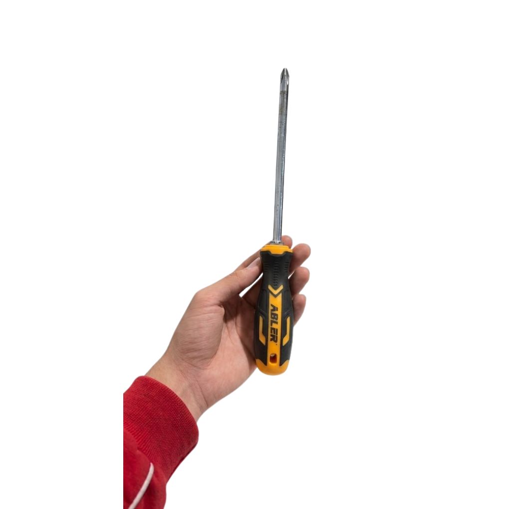 Tournevis cruciforme professionnel - Manche ergonomique - Idéal pour les professionnels et les bricoleurs