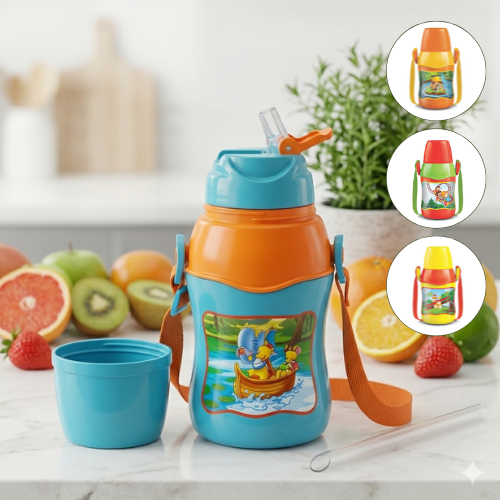Bouteille en plastique pratique pour hydratation quotidienne (colleur aléatoire)