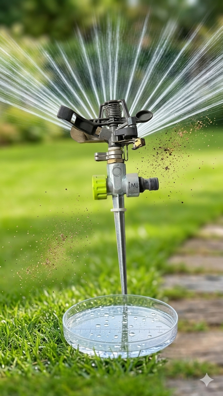 Arroseur Rotatif à Impact sur Pic – Gardenstar (Haute Performance) Une couverture d'arrosage optimale pour un jardin éclatant de santé