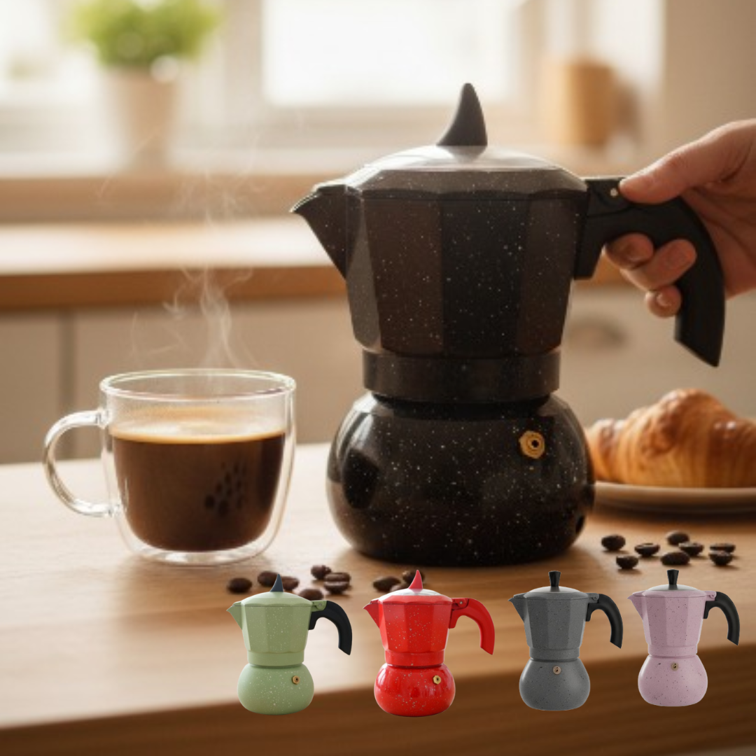 Machine à Espresso Compacte 6 Tasses  ( colleur aléatoire)