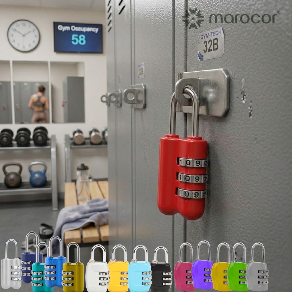 Cadenas Antivol à Combinaison 3 Chiffres