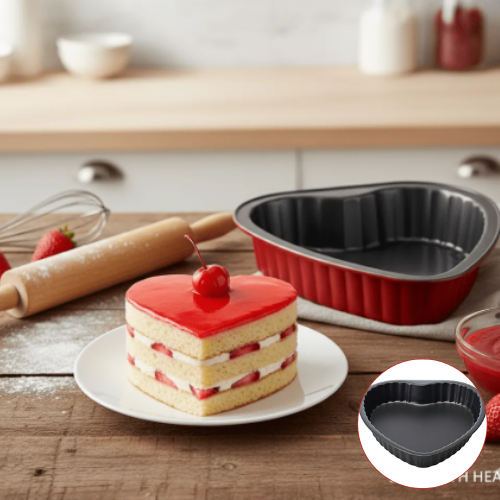 Moule en forme de cœur pour pâtisserie (colleur aléatoire)