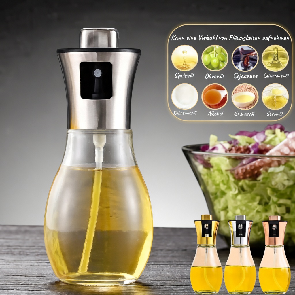 Pulvérisateur d'Huile d'Olive Portable Réutilisable (colleur aléatoire)