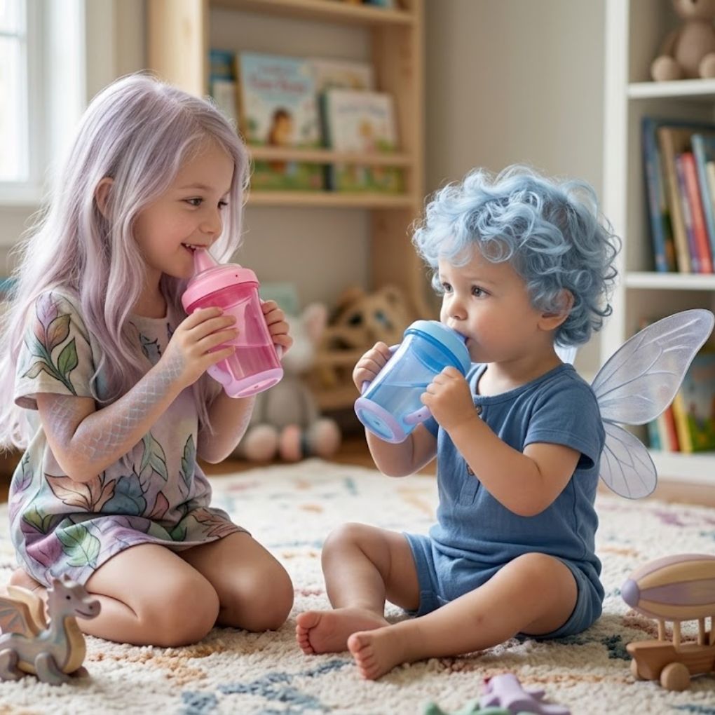 Bebe tasse de bébé avec bras et valve anti fuite 270ml