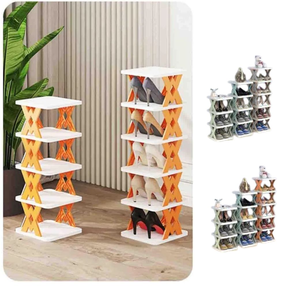 Optimisez l'espace avec notre Étagère à Chaussures Pliante 5 Couches