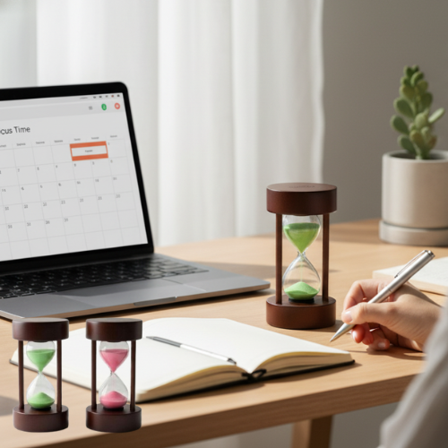 1 Sablier décoratif en verre – minuterie de 5 minutes au design original