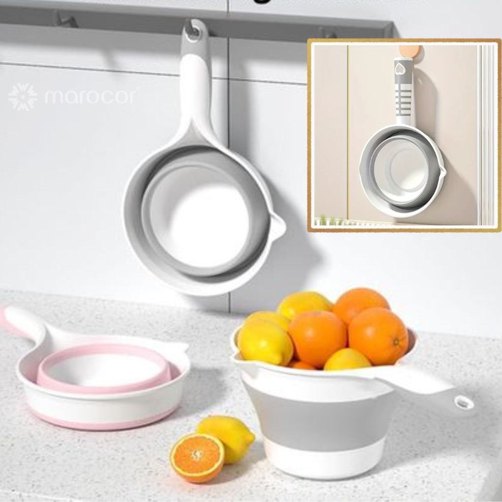 Gobelet de rinçage pliable Louche à Eau Pliable En Silicone