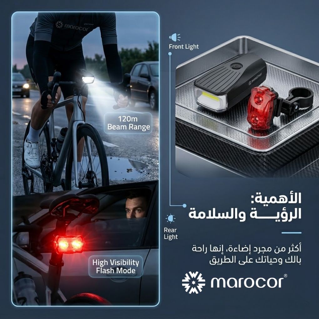 Système d'Éclairage LED pour Vélo : Sécurité et Visibilité