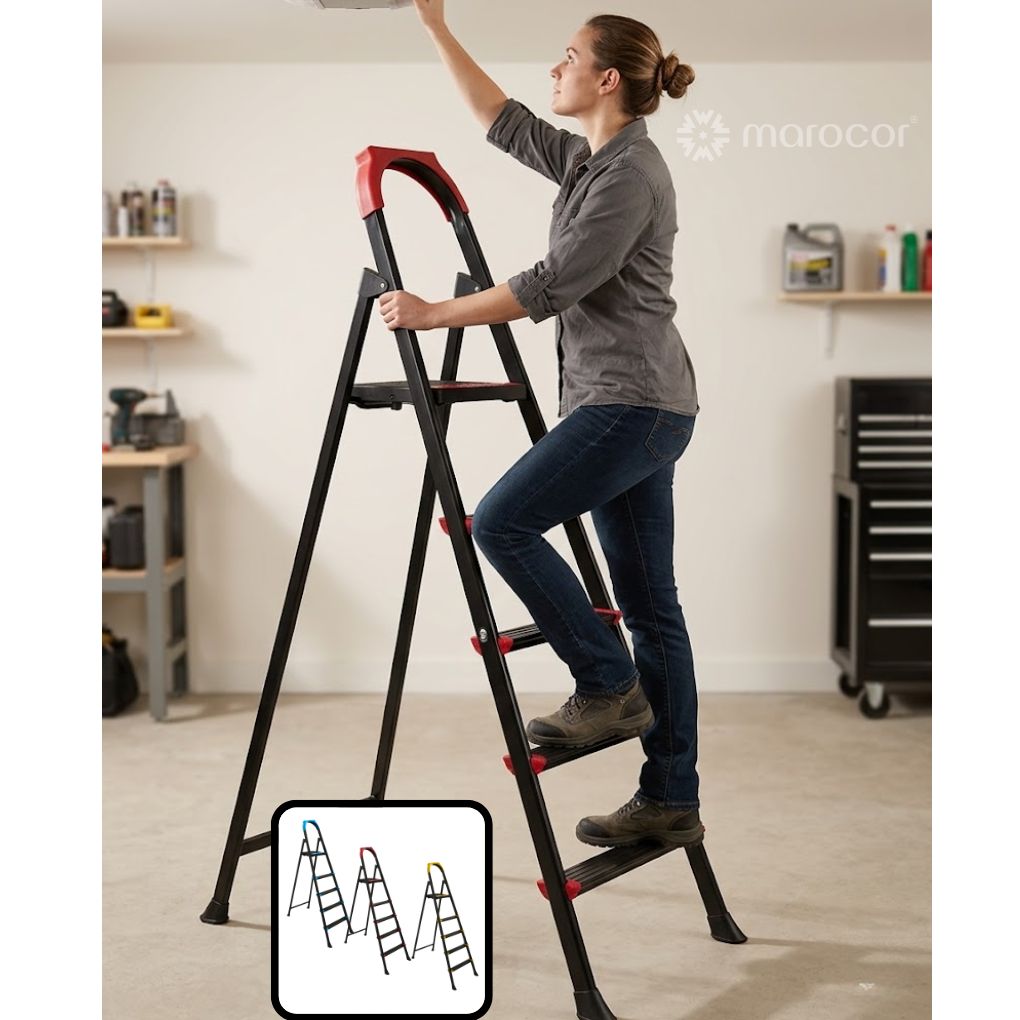 Échelle domestique à 5 marches, légère et compacte