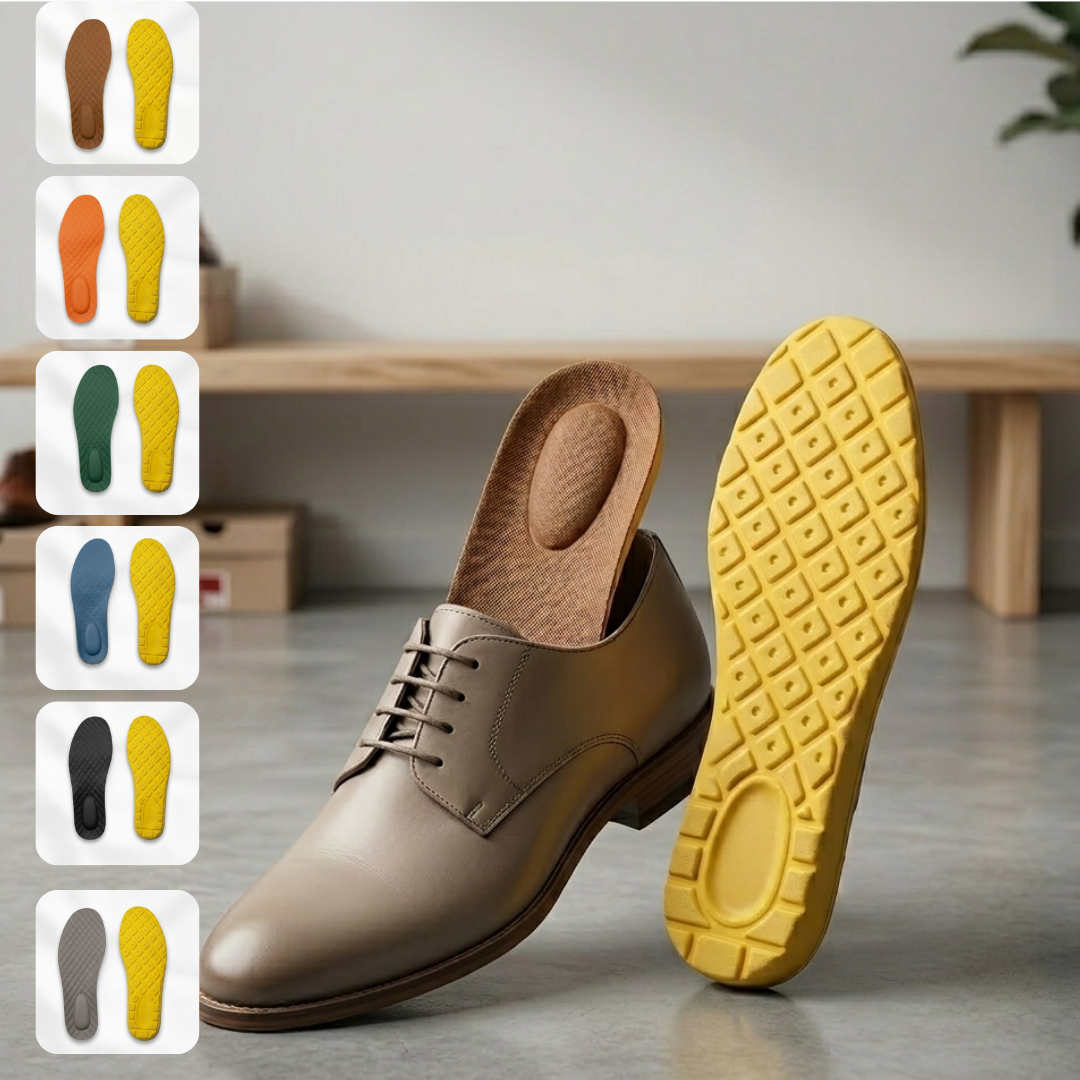 Semelles intérieures confort avec effet massage pour soulagement des pied(couleur aléatoire)