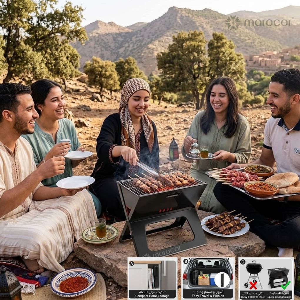 Barbecue pliable et portable : Grillades faciles partout, tout le temps !