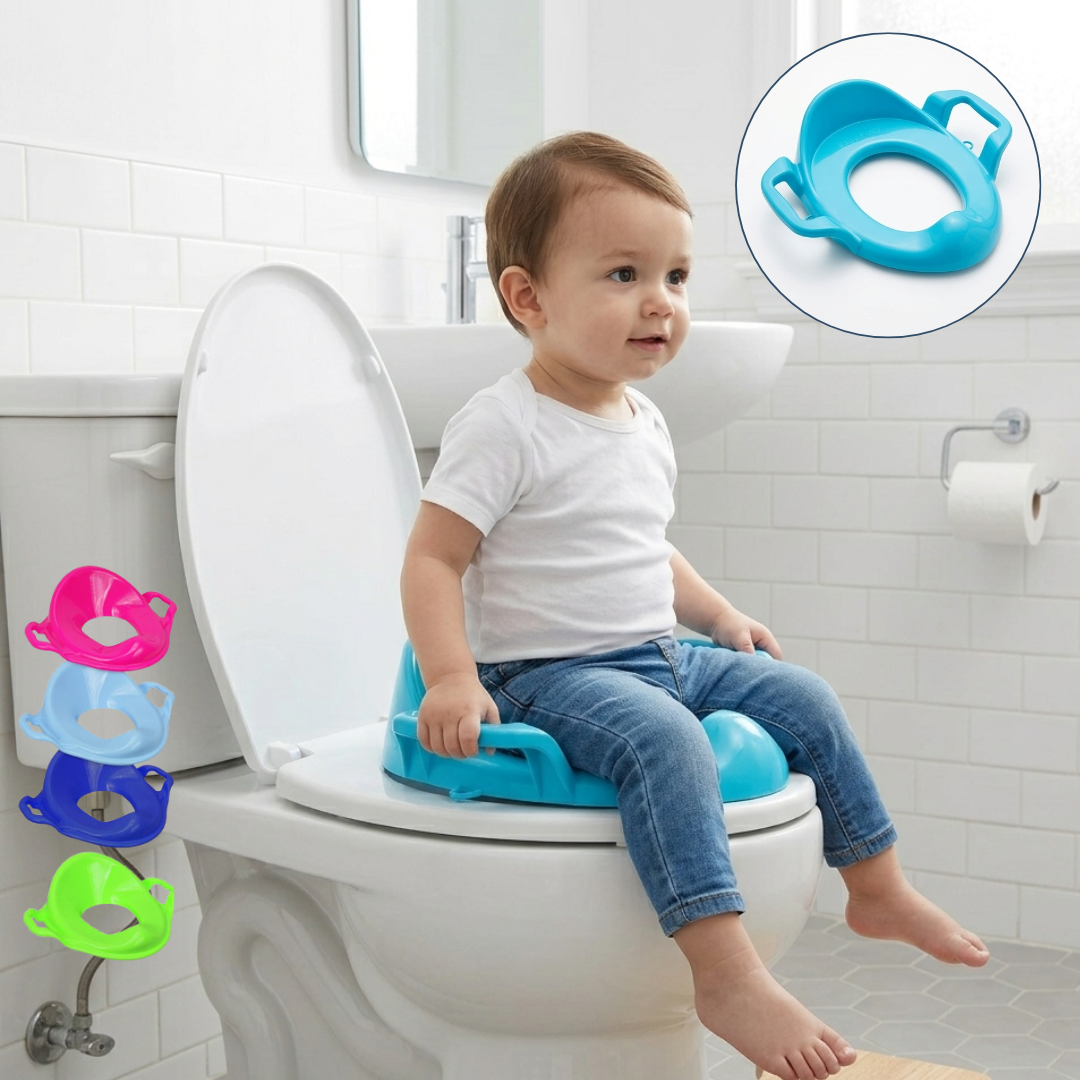 Réducteur de toilette avec poignées pour bébé et enfant