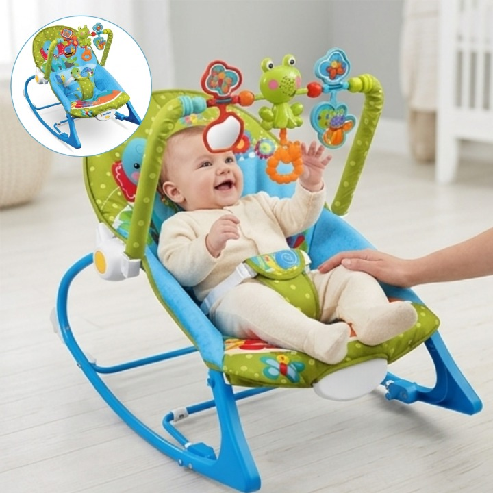 Transat évolutif musical et relaxant pour bébé avec fonction vibration