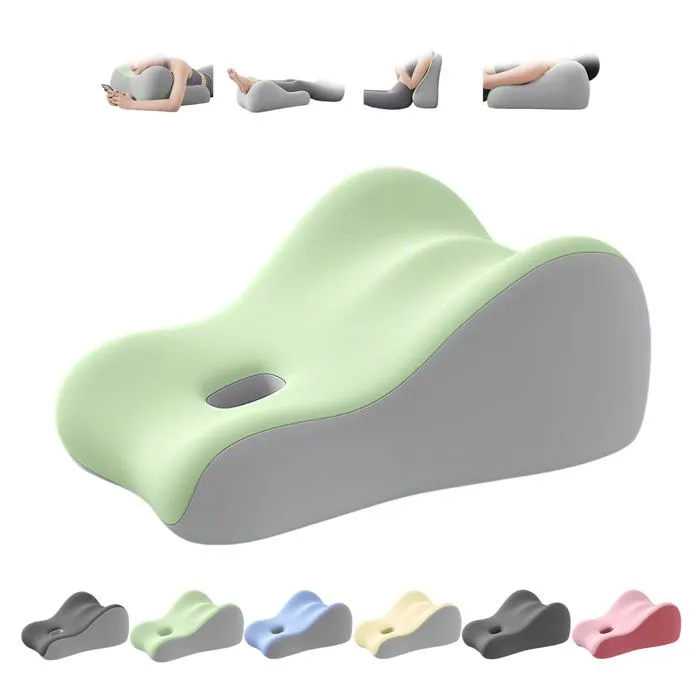 Oreiller triangulaire ergonomique multifonctionnel pour lecture et repos avec soutien dorsal (couleur aléatoire)