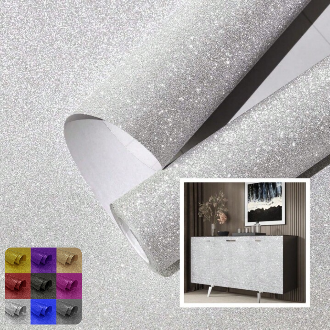 Rouleau de Papier Peint Auto-Adhésif Multi-Usage – Facile à Poser et Amovible (couleur aléatoire)