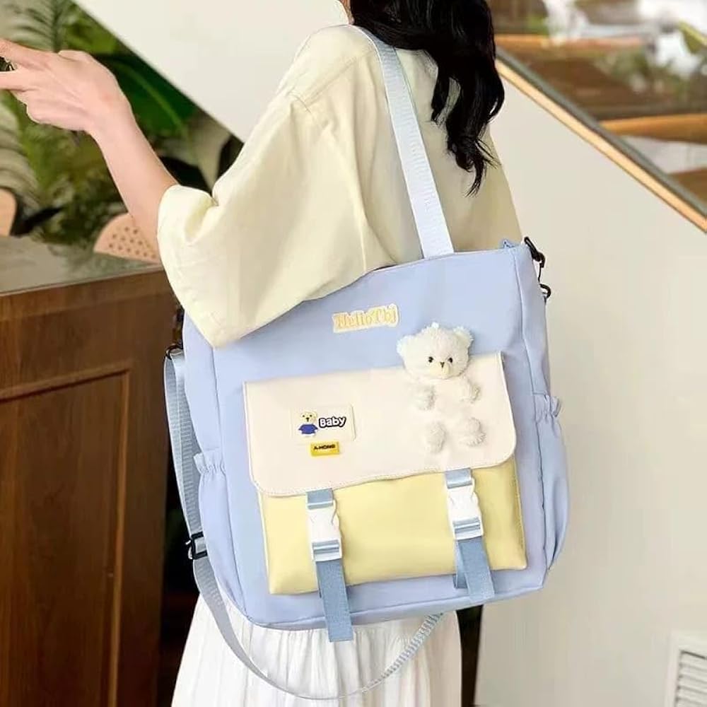 Sac à Main Bandoulière Femme – Sac Léger, Portable et Respirant pour Sorties et École