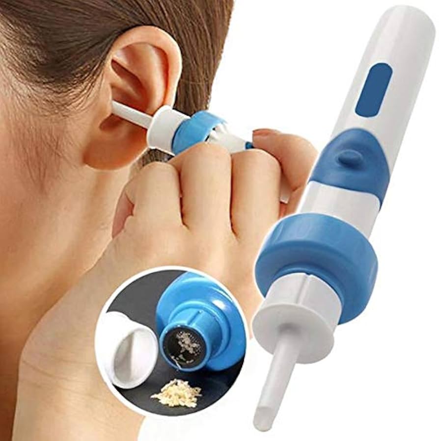 Nettoyeur d’oreilles électrique avec embouts en silicone