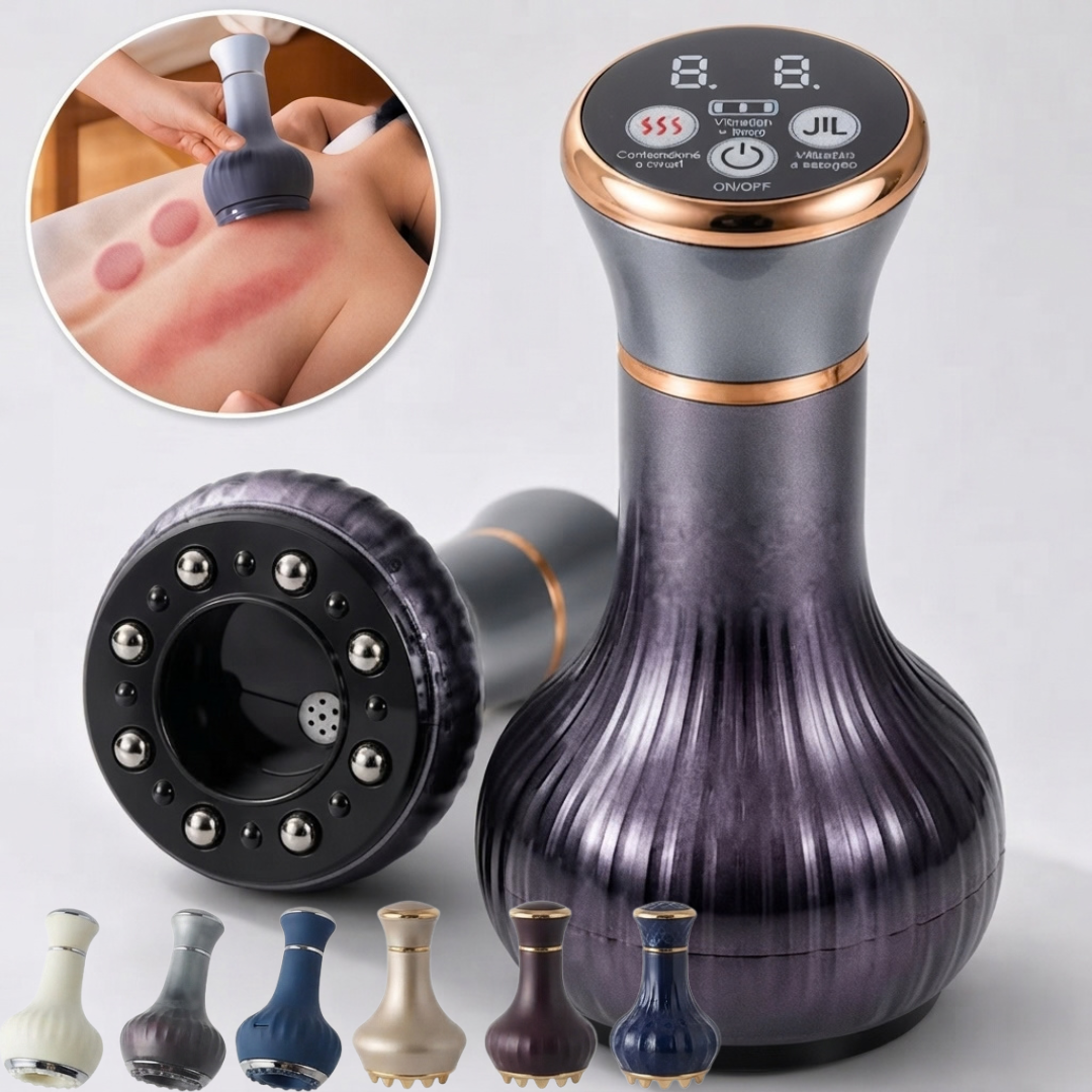 Appareil de massage électrique sous vide avec chauffage et vibration (couleur désigne aléatoire)