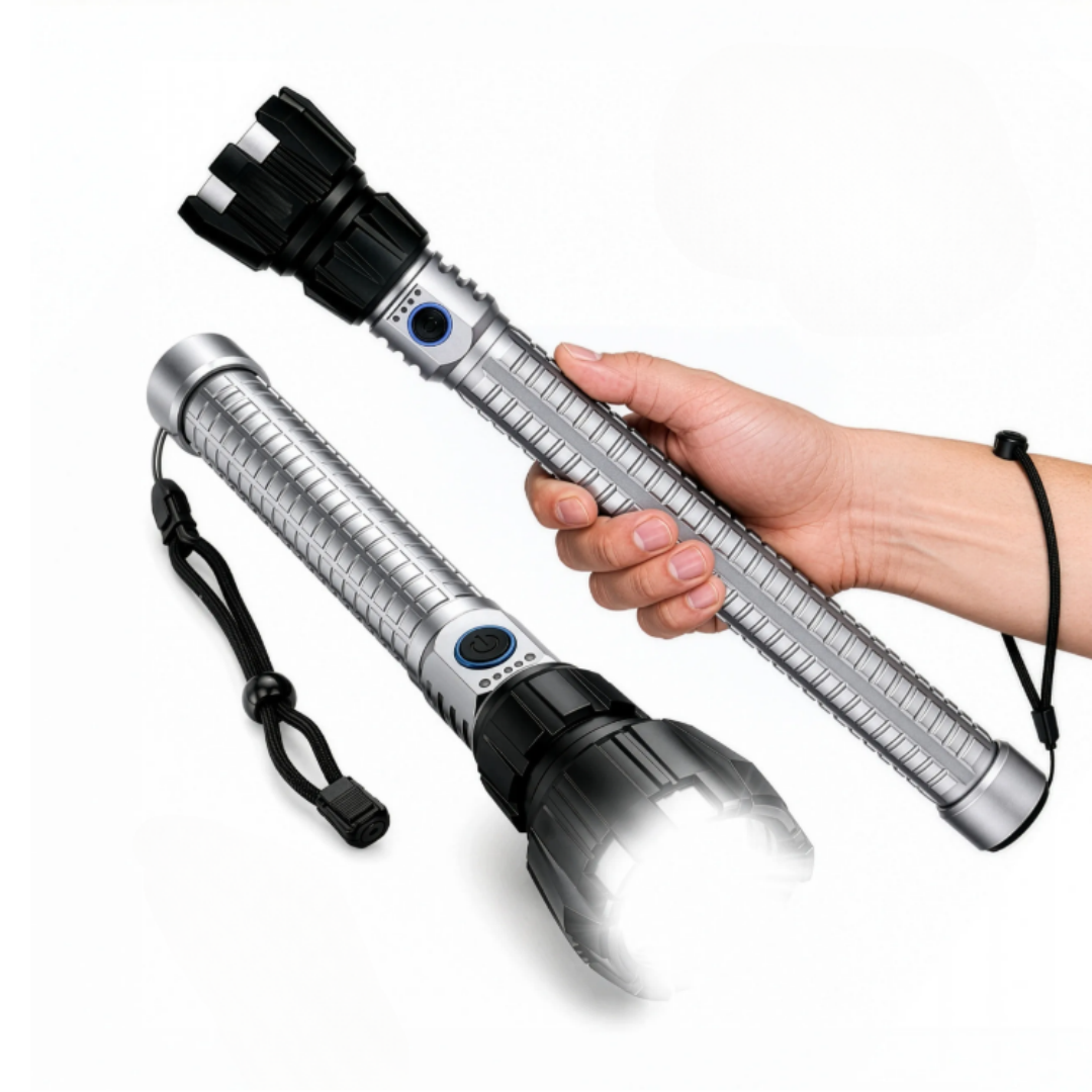Lampe torche LED rechargeable à longue portée